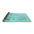 thumbnail image 2 of Ahgly Company Indoor Rectangle Abstract Light Blue Modern Area Rugs, 8' x 12', 2 of 4