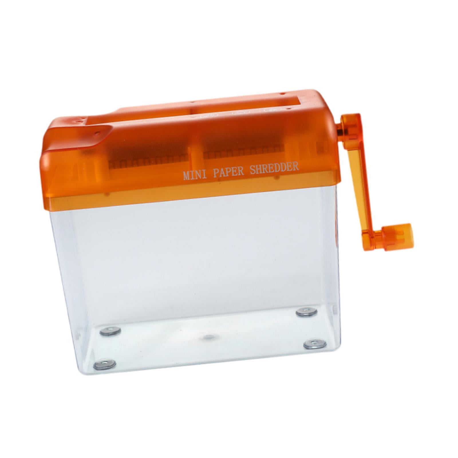 relayinert Compact Mini Manual Shredder Organizing Bills And Documents At Home Office Setting Paper Shredder Etc. Family Study Room