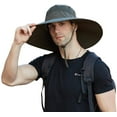 thumbnail image 1 of Chapeau Seau à Grand Bord UPF50+ Imperméable pour Pêche Randonnée Camping, 1 of 7