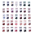 thumbnail image 2 of 1 Set Glue on Nails Medium Length Toe Matte Press on Solid Color Wraps Art Decals Artificial Salon Supplies DIY Manicure Kit Type24, 2 of 6
