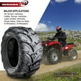 thumbnail image 6 of Full Set WANDA ATV UTV Tires 26x8-14 & 26x10-14 Mud Sling for 17 Polaris Sportsman BIG BOSS 6X6 570, 6 of 10