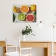 thumbnail image 5 of Chilfamy Citrus Fruits Canvas Wall Decor - Fashion Kitchen Wall Art Pictures for Bedroom, Home Decor Theme Without Frame 16x12in, 5 of 6