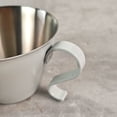 thumbnail image 3 of Tasse à Expresso en Acier Inoxydable Robuste avec Poignée pour une Infusion Parfaite de Café, 3 of 8