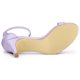 thumbnail image 5 of Sandalias de Tacón de Aguja con Correa de Tobillo para Mujer Allegra K Morado 41, 5 of 6
