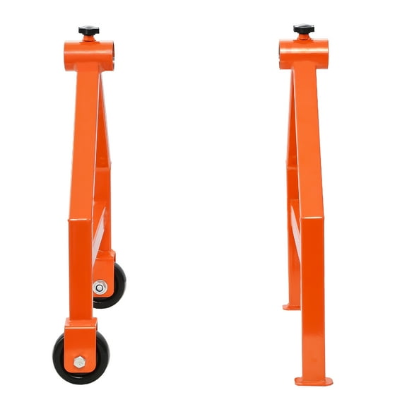 KFFKFF Wire Spool Rack, 220 lbs Capacity, Portable Cable Organizer with Wheels, Movable Spool Holder for Electrical, Industrial, and Retail Applications, Fits Spools up to 29.9 in Diameter