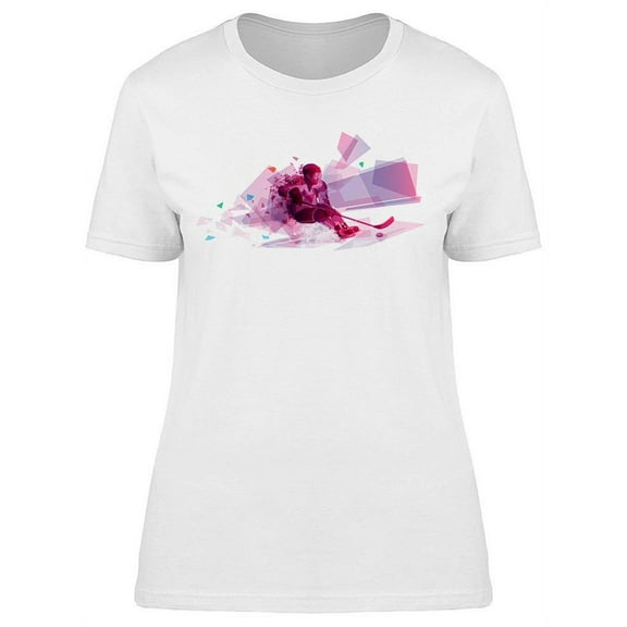 Hockey Player Skating Forward T-Shirt Women -Image by Shutterstock, Female 3X-Large