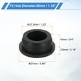 thumbnail image 2 of Silicone Hole Plug, Waterproof Round Rubber Stoppers Bottle Seal Plugs Tube Pipe End Caps for 30mm/1.18" Hole for for Bathtub Bottle, Black, 2 of 6