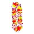 thumbnail image 2 of Hawaiian Leis Necklace for Luau Party Decorations I Tropical Party Decor Supplies | Colorful Flower Summer Necklace for Beach Party, 2 of 7