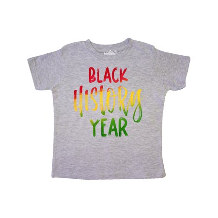 

Inktastic Black History Year in Red Yellow Green Gift Toddler Boy or Toddler Girl T-Shirt