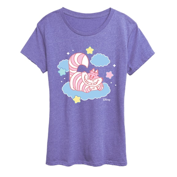 Alice In Wonderland - Pastel Cheshire Cat - Women's Short Sleeve Graphic T-Shirt