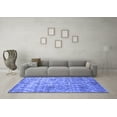 thumbnail image 3 of Ahgly Company Indoor Rectangle Abstract Blue Contemporary Area Rugs, 2' x 3', 3 of 4