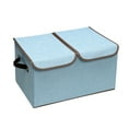 thumbnail image 2 of Boîte de Rangement TIMIFIS Tissu Pliable Boîte de Rangement Double Couvercle Effet d'Étanchéité Est Bon Tri des Vêtements et Rangement Détachable, 2 of 4