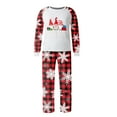 thumbnail image 2 of Christmas Family Pajamas Matching Sets 3 Christmas Gnomes Matching Family Outfits, Family-oriented Christmas Pjs for Family for a Cohesive Family Look (Red), 2 of 4