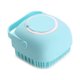thumbnail image 1 of Cepillo de baño para perros y gatos, peine de goma de silicona, cepillo de masaje para cachorros, cepillo de limpieza del cabello suave (forma de pata azul), 1 of 3