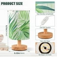 thumbnail image 3 of Summer Tropical Leaves Bedside Table Lamp LED Warm Lights with USB Charging Port Retro Cylinder Desk Lamps for Bedroom Living Room Office Coffee Bar Decoration, 3 of 7