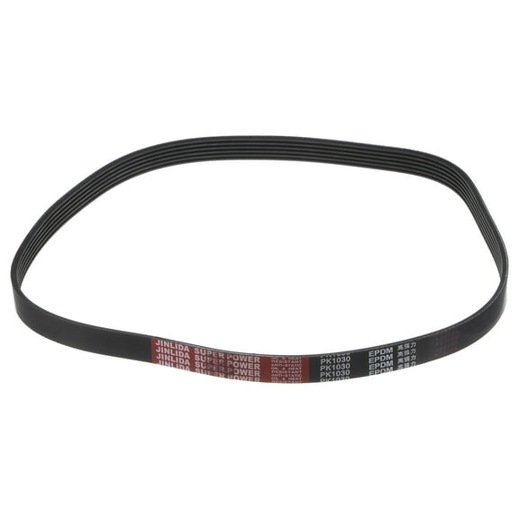 6PK1030 V-Ribbed Belt 6 Ribs 1030mm Length x 21mm Width x 5mm Height, EPDM Micro V Serpentine Belt