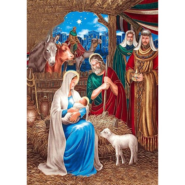 5D bricolaje completo taladro diamante pintura religión punto de cruz bordado Kit Craft Tmvgtek decoración de arte en el hogar