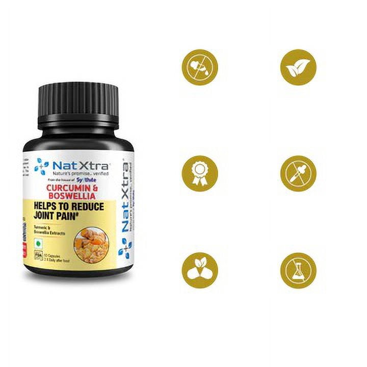 Natxtra Curcumin & Boswellia 0 Size Capsule, 60 Count