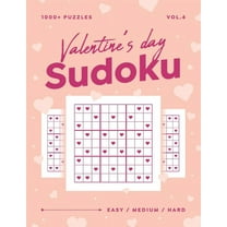 Valentine's Day Sudoku vol.4: 1000  Easy Medium Hard Sudoku Puzzle Book For Adults - Valentine Gift For Her or Him