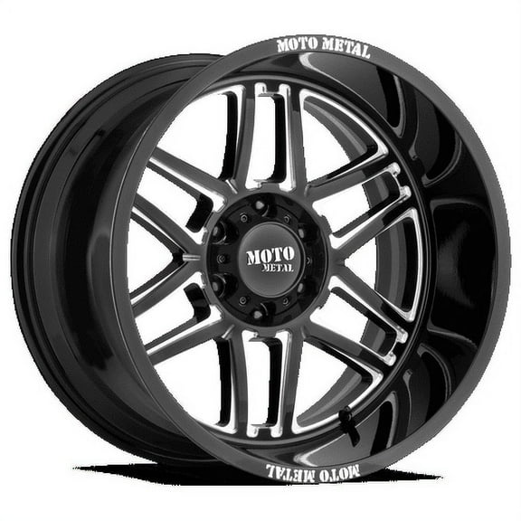 Moto Metal MO992 Folsom Gloss Black Milled 20x10 6x5.5 -18mm (MO99221068318N)