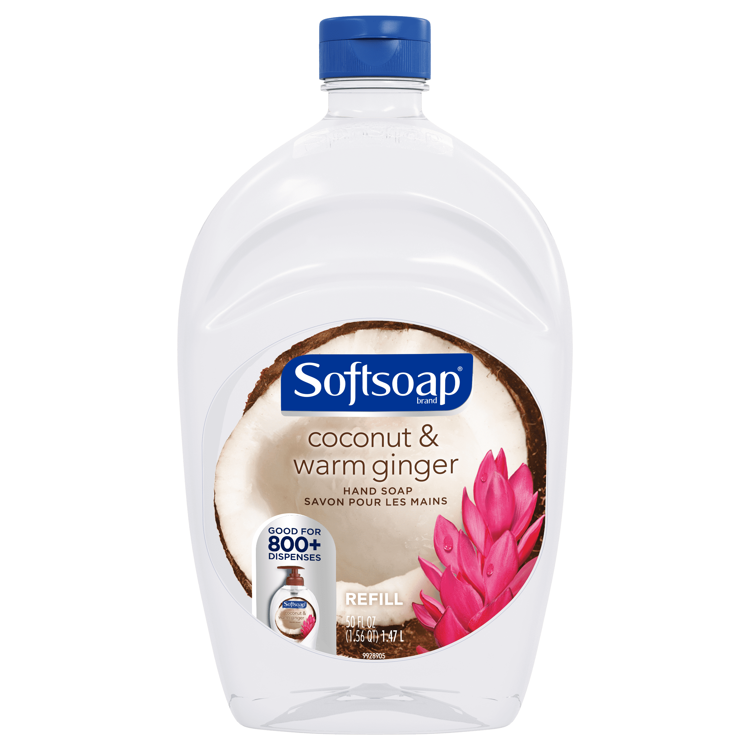 Softsoap Liquid Hand Soap Refill, Coconut and Warm Ginger 50 oz