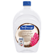 (2 pack) (2 pack) Softsoap Liquid Hand Soap Refill, Coconut and Warm Ginger, 50 Oz