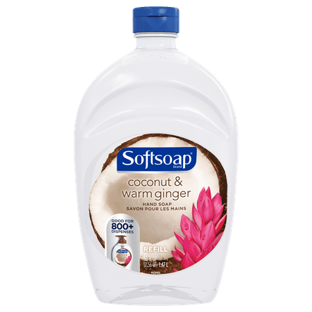 (2 pack) (2 pack) Softsoap Liquid Hand Soap Refill, Coconut and Warm Ginger, 50 Oz