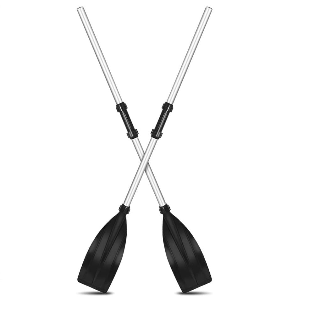 EBTOOLS 2ps Aluminium Alloy Kayak Paddles, Detachable Boat Oars Set for