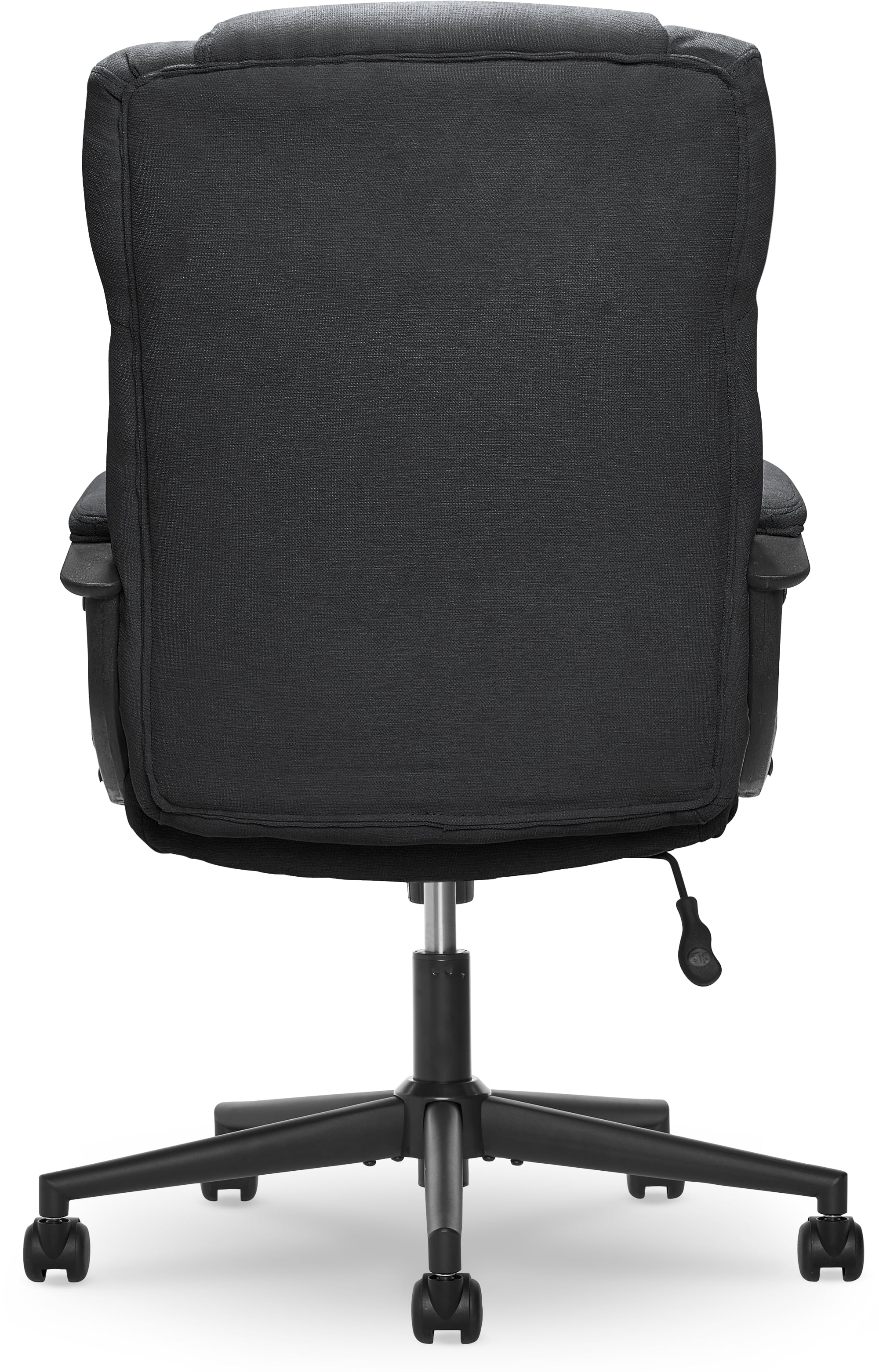 Serta Connor Executive Office Chair, Ergonomic Computer Chair with Layered Body Pillows, Contoured Lumbar, Adjustable Seat, Microfiber Fabric, Black