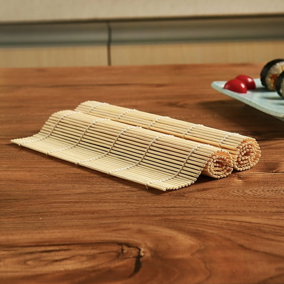 OULII 5Pcs Premium Bamboo Sushi Rolling Mats for Making Rice and Decoration