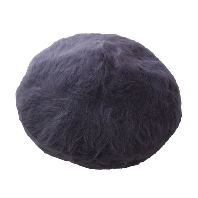 Minnieouse Gorros de piel de boina, sombrero clásico de estilo coreano, tocado romántico de otoño, ropa de fiesta, suministros de ropa para mujeres y Sombreros gris oscuro Minnieouse AP010201-14B