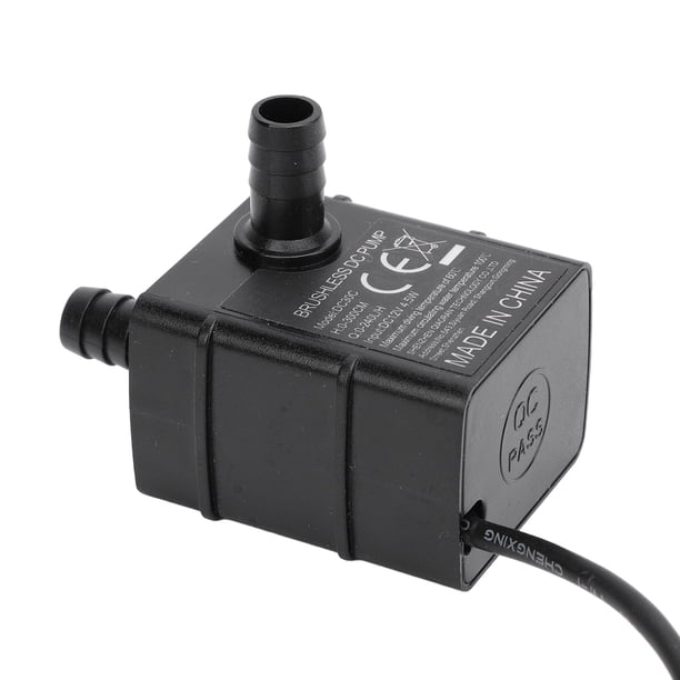 Bomba Sumergible, Bomba De Fuente De Agua Desmontable Con Luz Indicadora LED DC 12V Con Filtro Para Estanque