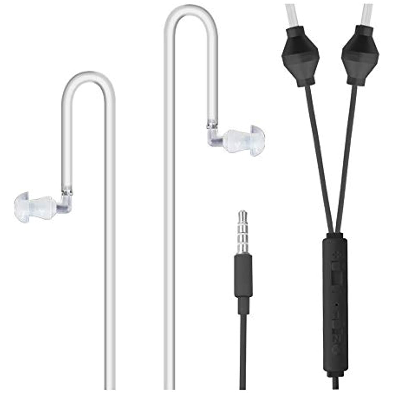 Radiation Free Air Tube Headphones 
