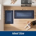 thumbnail image 3 of FLOORHUG Doormat Indoor 20"x 48", Soft and Absorbent Door Mat Non-Slip, Dirt Trapper Door Mats Entry Rug Low Profile Floor Mat Machine Washable Rugs for Entryway, Front Back Door, Blue, 3 of 7