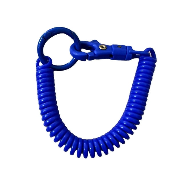 Amzcrzy Key Chain Plastic Spring Rope Key Chain Spring Mobile Phone Rope Telescopic Spring Lanyard Key Chain Lanyard Dorm Room Essentials Home Improvement Birthday Gifts for Men Home Organization