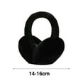thumbnail image 6 of D-GROEE Women Winter Earmuffs Girl Ski Foldable Ear Covers Plush Ear Warmer Outdoor Earmuff, 6 of 7