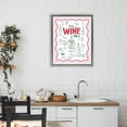 thumbnail image 2 of Stupell Industries Wine Club Minimal Glam Gray Framed Floater Canvas Wall Art design by Dominique Vari, 21 x 17, 2 of 9