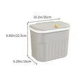 thumbnail image 3 of Miogawg Hanging Trash Can With Lid, Kitchen Compost Bin For Counter Top Or Under Sink, Small Kitchen Trash Bin For Cupboard/Bathroom/Bedroom/Office/Camping, Mountable Indoor Compost Bucket, 3 of 6