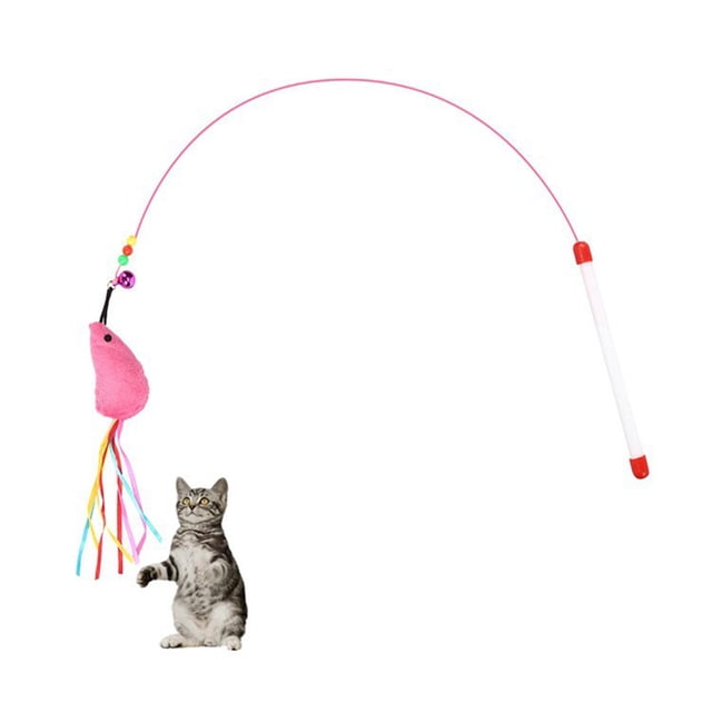 Funny Toy Wire Teaser with Bell Chaser Interactive Toys Option 4