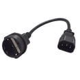 thumbnail image 4 of IEC320 C14 Male to Europe Female Power Cable Low Resistance for Ups Pdu CUTICAT Cable de energía, 4 of 8