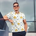thumbnail image 4 of Balery Submarine Ship Camisa Polo de Hombre con Estampado, de Manga Corta y Tejido Medio, Camisa Tipo Golf Polo-Small, 4 of 6
