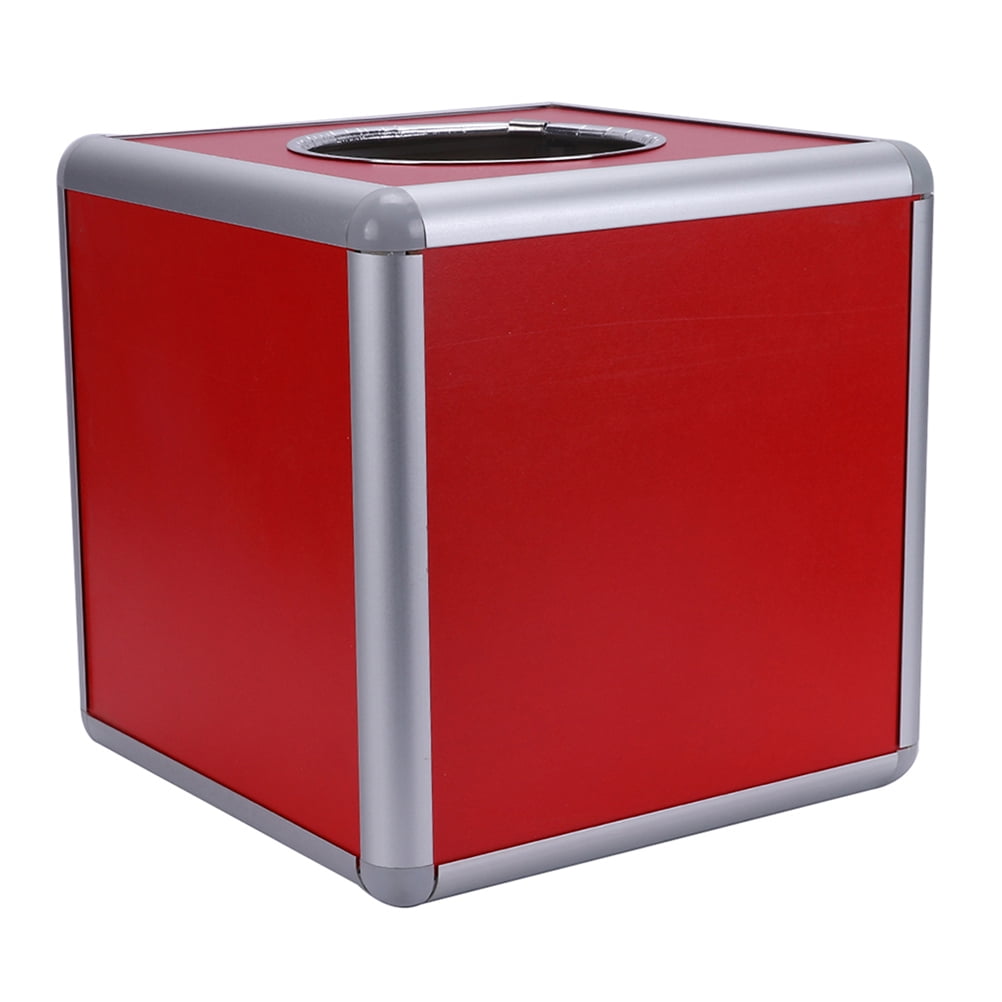 HOMEMAXS Multifunctional Raffle Ticket Box Lottery Box Square Raffle