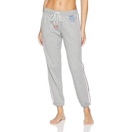 Tommy Hilfiger Women's Jogger Pant Pajama Bottom Pj, Heather Grey with ...