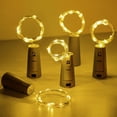 thumbnail image 4 of Luces Aluan Cork para botellas, paquete de 10 unidades, LED de color blanco cálido de 2 m, 4 of 7