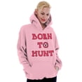 thumbnail image 3 of Born to Hunt Crosshairs Deer Buck Hoodie Sweatshirt Women Men Brisco Brands 3X, 3 of 6
