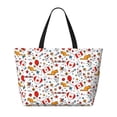 thumbnail image 2 of Gaeub Canada Day Print Beach Bag,Large Tote Bag,Waterproof Sandproof Women Tote Bag,Pool Bag with Zipper for Gym Grocery Travel, 2 of 7