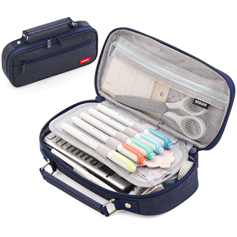 PWFE Big Kawaii Pencil Case Quality Large Capacity Pencilcase School