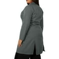 thumbnail image 5 of Panda Uniform by HeedFit Unisex Doctor Lab Coat 37" – XL Grey, 5 of 8