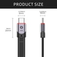thumbnail image 3 of USB 40Gbps Fast Charging Cable 240W UsbC to TypeC Efficient Data Line Support 8K Video Flexible FPC Cord 15CM, 3 of 8