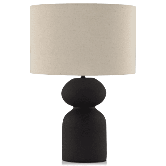 Bouclair Black Ceramic Table Lamp